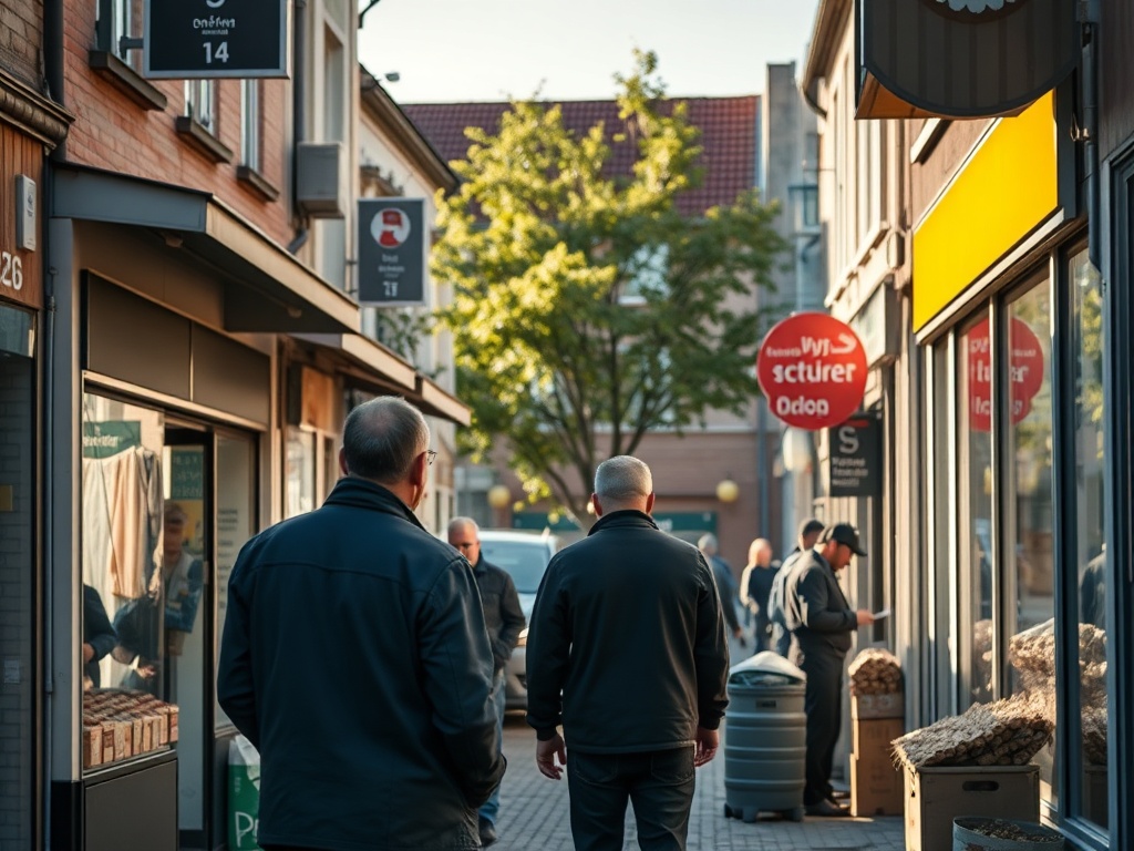 Widok na centrum Żar z widocznymi budynkami i ulicami miasta.